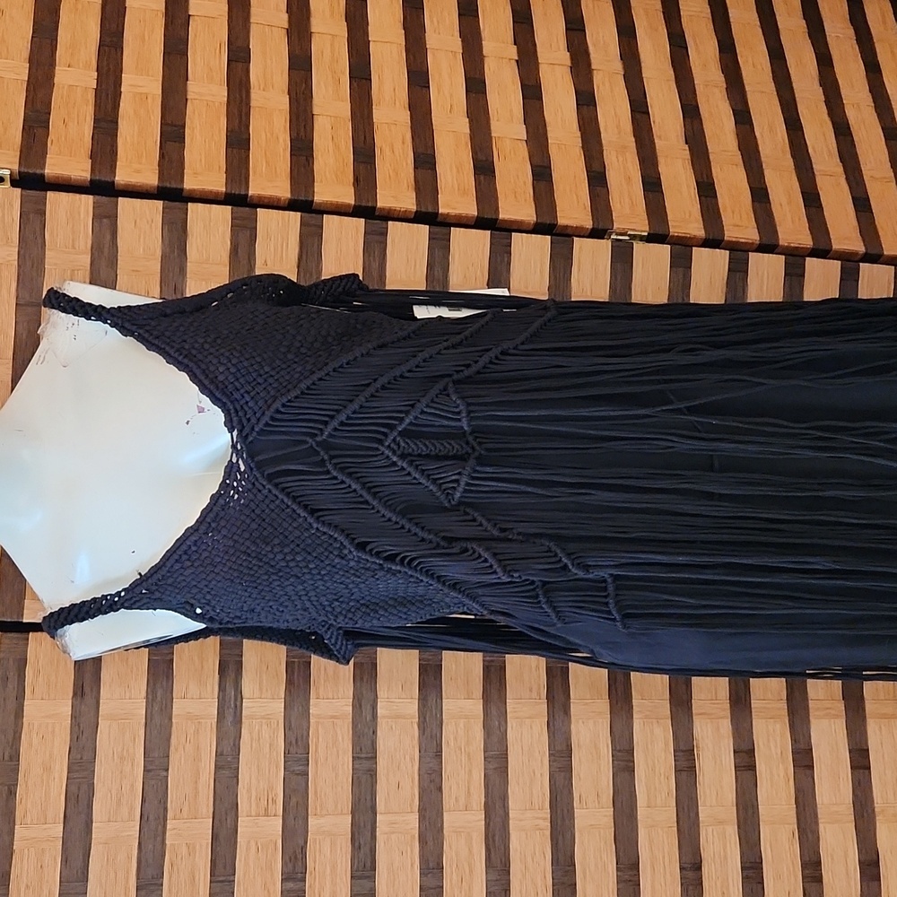 NWT! Ralph Lauren fringe maxi dress - Picture 6 of 15